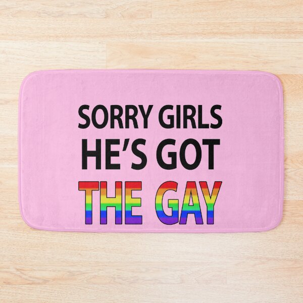 Item preview, Sorry Girls He's Got The Gay Pride Graphic designed and sold by conceptcreature.