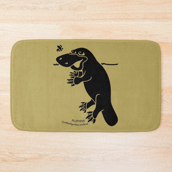 Item preview, Platypus. Iconic Australian Animal. Silhouette with name. designed and sold by BOLD-Australia.