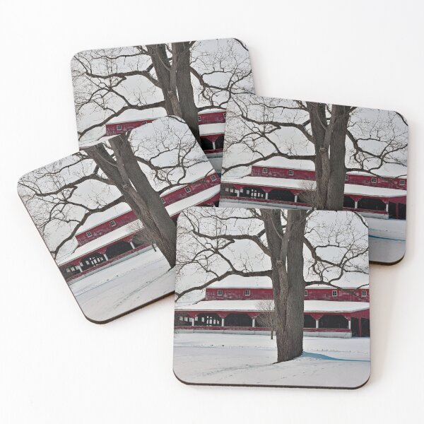 Item preview, Red Barn in the Snow designed and sold by ReneeKennedy.