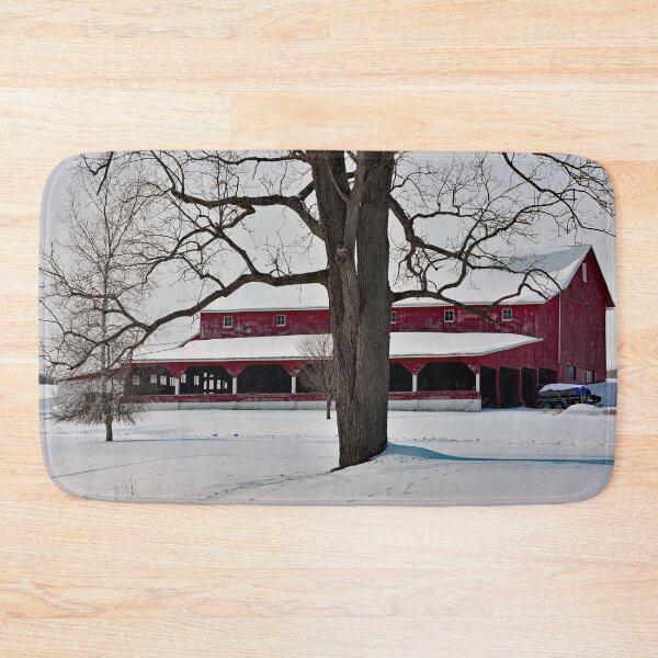 Item preview, Red Barn in the Snow designed and sold by ReneeKennedy.