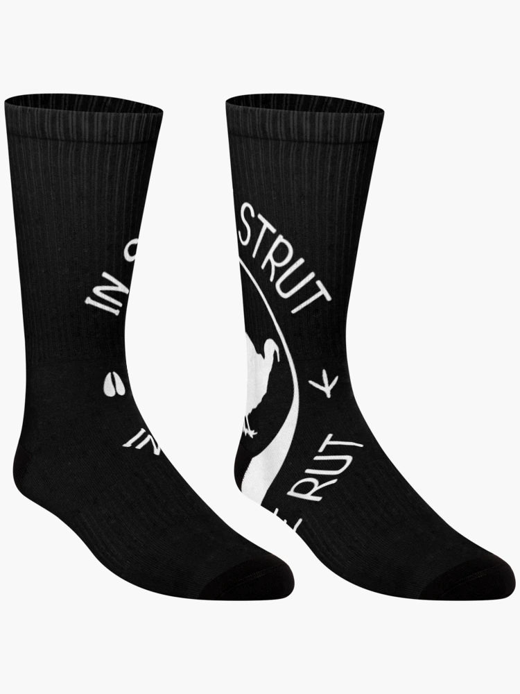 Thumbnail 3 of 5, Socks, In Spring We Strut In Fall We Rut designed and sold by ALoHa99.