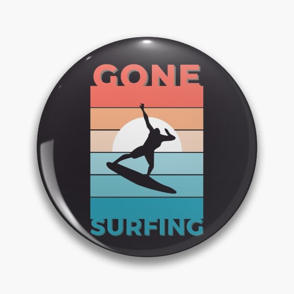 Item preview, Gone surfing sunset snap designed and sold by MinimalSketches.