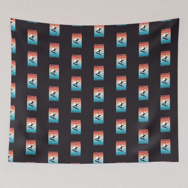 Item preview, Gone surfing sunset snap designed and sold by MinimalSketches.