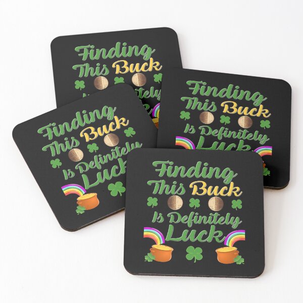 Item preview, Finding This Buck Is Definitely Luck, St Patricks day, Chicago, Chicago flag, Chicago Irish, city, cute, Irish, retro, shamrock, St Pattys day, vintage designed and sold by bimmer325.