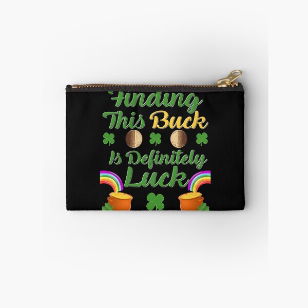 Item preview, Finding This Buck Is Definitely Luck, St Patricks day, Chicago, Chicago flag, Chicago Irish, city, cute, Irish, retro, shamrock, St Pattys day, vintage designed and sold by bimmer325.