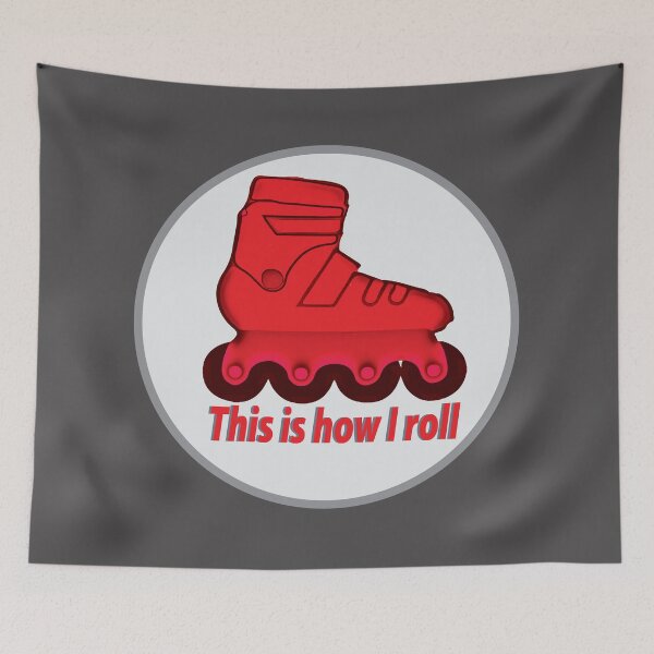 Item preview, This is how I roll rollerblading - roller skating designed and sold by JAZTshirt.