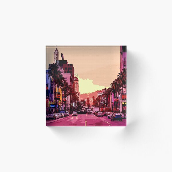 Item preview, Los Angeles California Urban Painting - Pintura Urbana designed and sold by RazzArt.