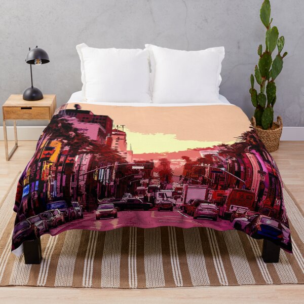 Item preview, Los Angeles California Urban Painting - Pintura Urbana designed and sold by RazzArt.