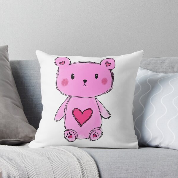 Item preview, Pink Heart Bear designed and sold by neonnovelty.