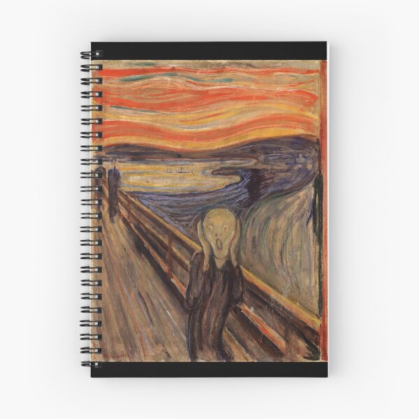 Item preview, The Scream - Edvard Munch designed and sold by Zachariahs' Odd Shop.