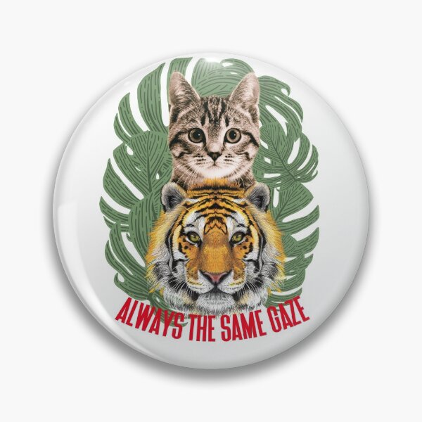 Item preview, Cat VsTiger: Always the same gaze designed and sold by Cher74.