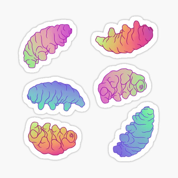 Item preview, Psychedelic Tardigrades designed and sold by swarmsoflizards.