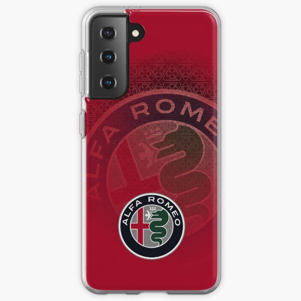 Art Alfa Romeo Quadrifoglio Coque souple Samsung Galaxy