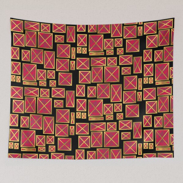 Item preview, Ruby Square Pattern designed and sold by palaco210.
