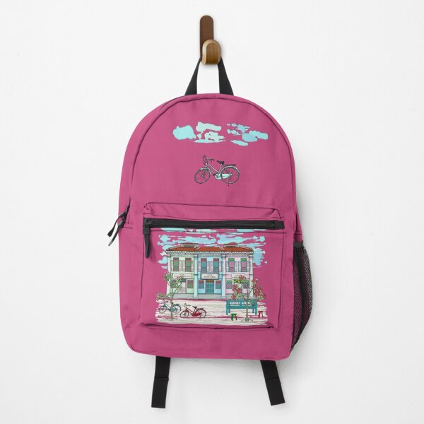 Item preview, PERANAKAN SHOPHOUSE Pink designed and sold by designsMM.