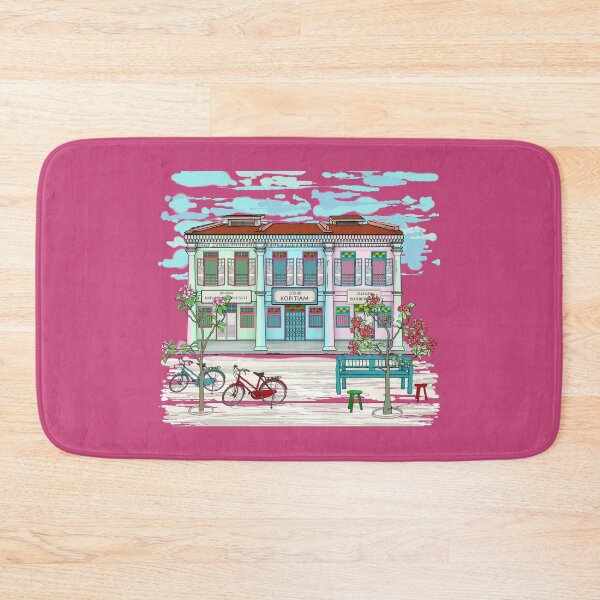 Item preview, PERANAKAN SHOPHOUSE Pink designed and sold by designsMM.
