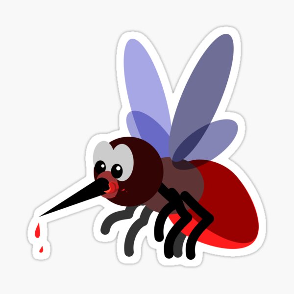 Stinging mosquito Sticker