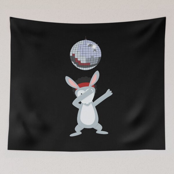 Item preview, Dabbing Easter Bunny With Afro - Funny Easter designed and sold by Ibu83.