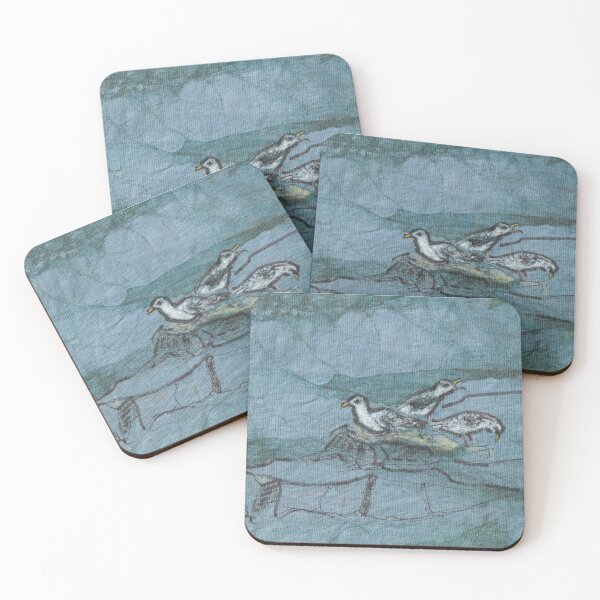 Item preview, sea gulls on the rocks designed and sold by sirenas.