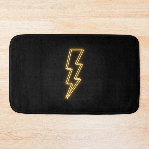Item preview, Yellow Gold Retro Neon Lightning Bolt designed and sold by dylanxh.