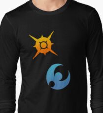 Pokemon Sun and Moon Symbols Long Sleeve T-Shirt