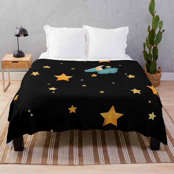 Item preview, Stars and moon at night designed and sold by oxoxoxo.