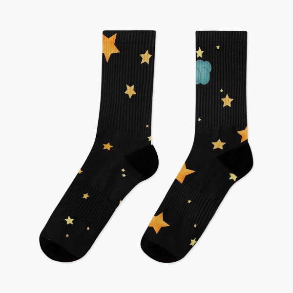 Item preview, Stars and moon at night designed and sold by oxoxoxo.