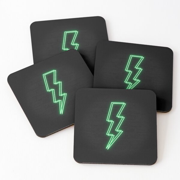 Item preview, Green Retro Neon Lightning Bolt designed and sold by dylanxh.
