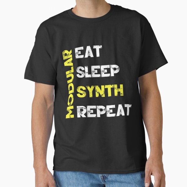Modular Synth - Eat Sleep Modular Synth Repeat Classic T-Shirt