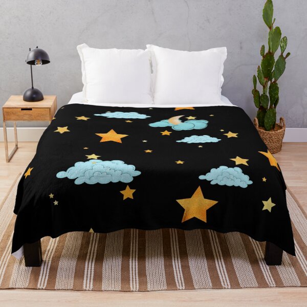 Item preview, Stars moon clouds fantasy designed and sold by oxoxoxo.