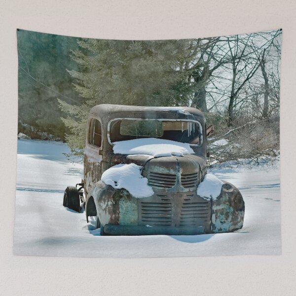 Item preview, The Old Abandoned Truck designed and sold by ReneeKennedy.