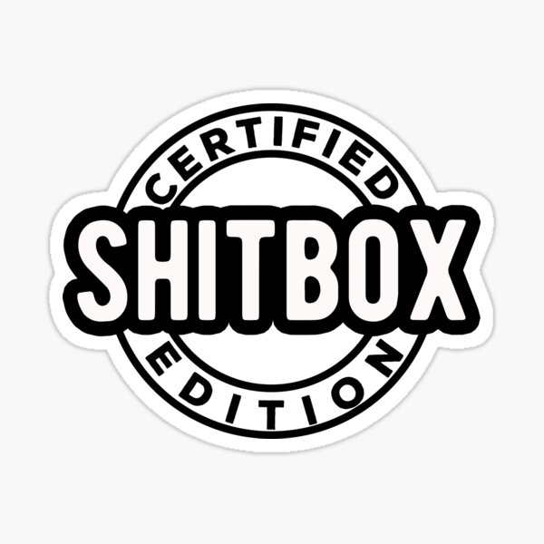 Item preview, Shitbox Edition Car Sticker Funny Window Laptop Decal designed and sold by Rexoo.