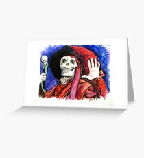 Tarjeta de felicitación Phantom Red Death
