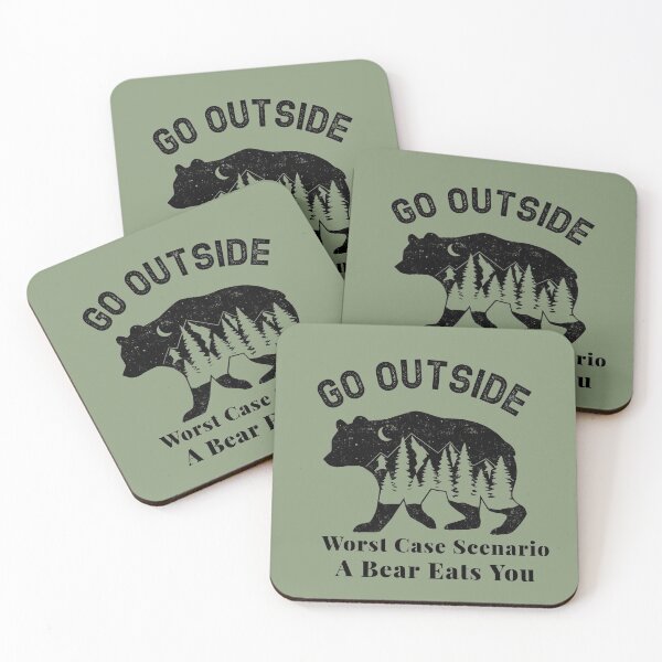 Item preview, Go Outside Worst Case Scenario A Bear Eats You designed and sold by offyourback.