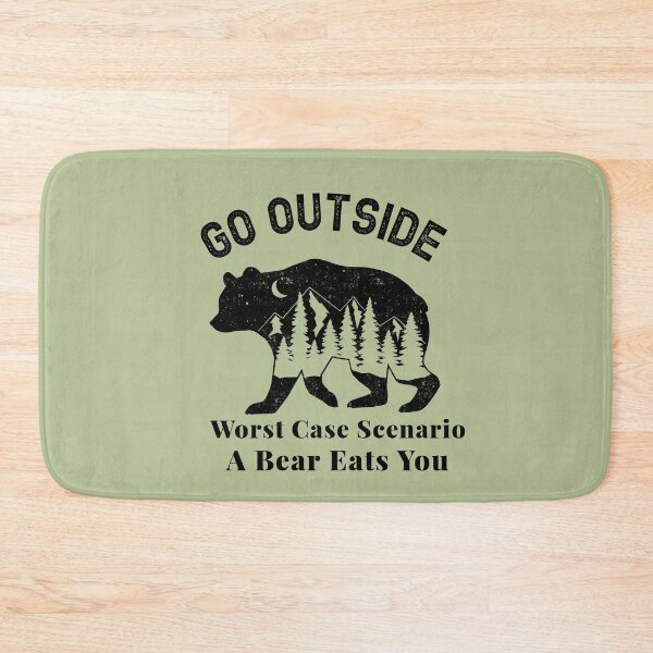 Item preview, Go Outside Worst Case Scenario A Bear Eats You designed and sold by offyourback.