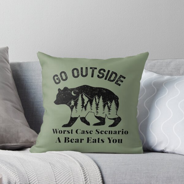 Item preview, Go Outside Worst Case Scenario A Bear Eats You designed and sold by offyourback.