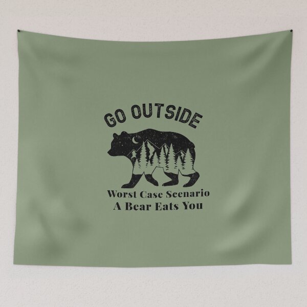 Item preview, Go Outside Worst Case Scenario A Bear Eats You designed and sold by offyourback.