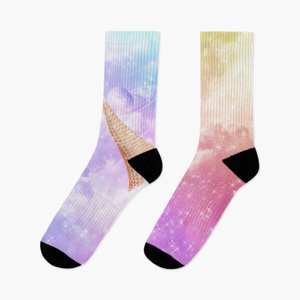Item preview, Rainbow Watercolor Pastel Candy Cone Clouds Kawaii designed and sold by Jolly-Yosei.