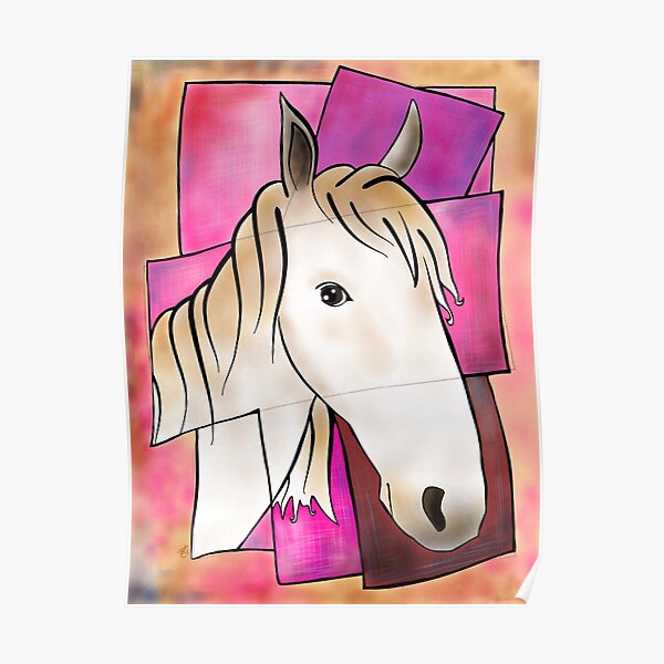 "Eli Horse Painting JSO ART" Poster by jsoartwork Redbubble
