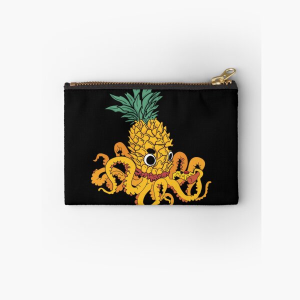 Item preview, Pineapple head octopus eating pizza designed and sold by JessiaDubois.