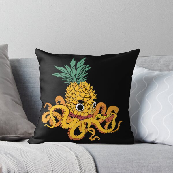 Item preview, Pineapple head octopus eating pizza designed and sold by JessiaDubois.