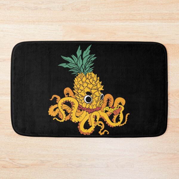 Item preview, Pineapple head octopus eating pizza designed and sold by JessiaDubois.