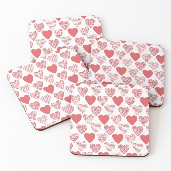 Item preview, Hand drawn  hearts background designed and sold by della95.