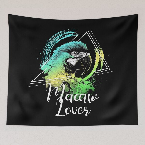 Item preview, Retro Macaw Parrot Lover designed and sold by Alienphysique.