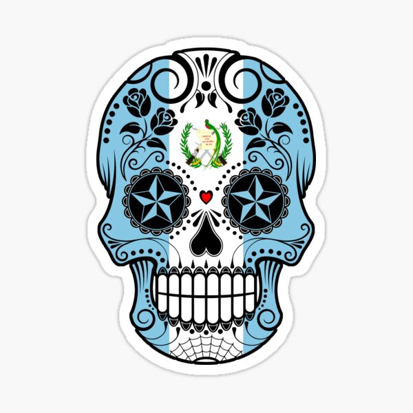 Sugar Skull Stickers – Party Favors and Envelope Seal Stickers – Set of 50  - Adore By Nat