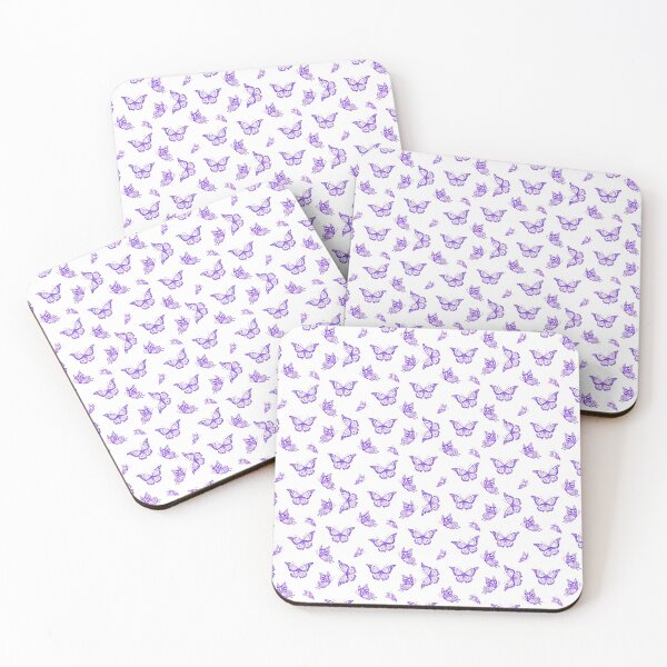 Item preview, The purple butterfly print  designed and sold by Elestiae.