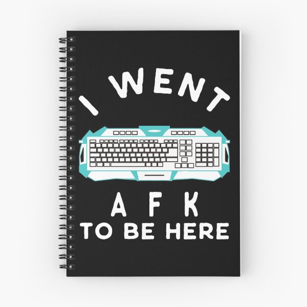 Item preview, I WENT AFK TO BE HERE ONLINE PC GAMER AWAY FROM KEYBOARD T-SHIRT designed and sold by bigerdan.