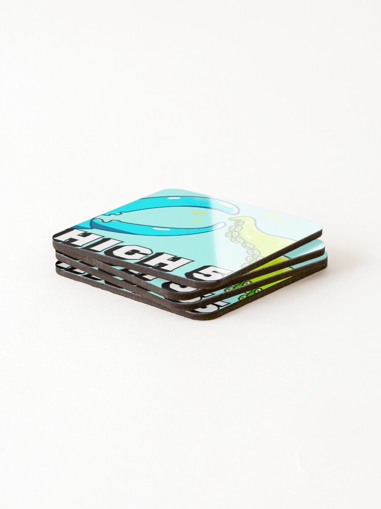 Thumbnail 4 of 5, Coasters (Set of 4), High 5 designed and sold by RazorCrab.