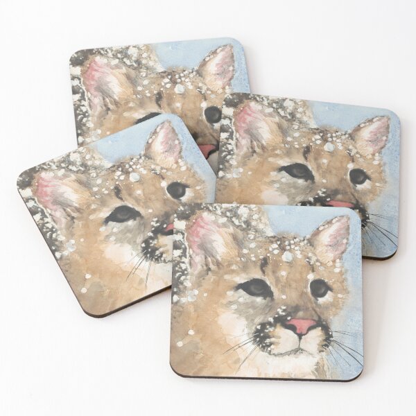 Item preview, Mountain Loin in Snow designed and sold by Karlena Lewin Studio.