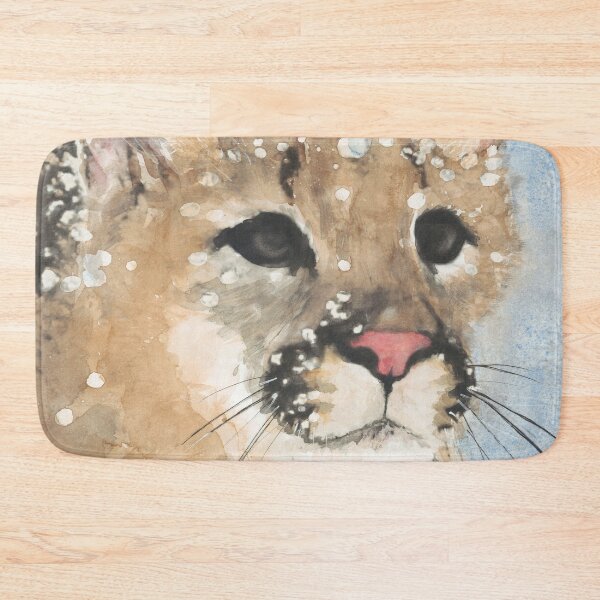 Item preview, Mountain Loin in Snow designed and sold by Karlena Lewin Studio.